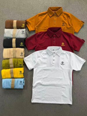 T-SHIRT POLO HOMME TIBERLANDE PLISSE