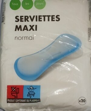 TLJ SERVIETTES MAXI NORMAL X20