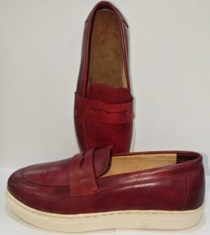 CHAUSSURE MOCASSIN BORDEAUX