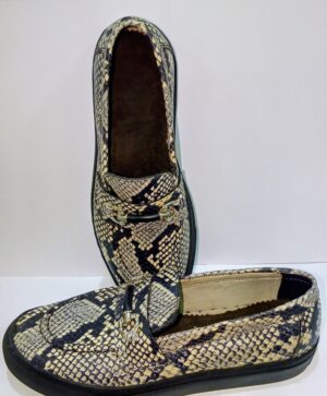 CHAUSSURE MOCASSIN IMPRIME PYTHON