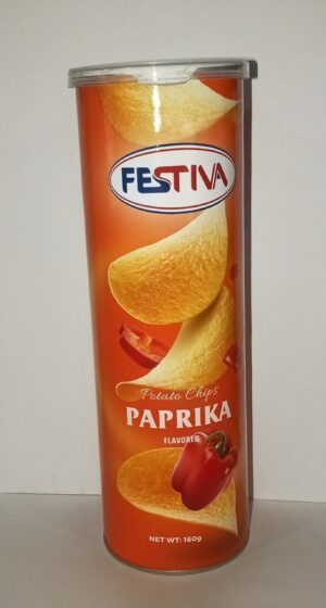 PATATO CHIPS PAPRIKA FESTIVA160G