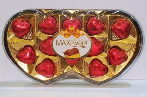 MAX SWEET CHOCOLAT DOUBLE COEUR 96G