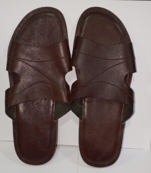 TAPETTE CUIR LISSE CAFÉ