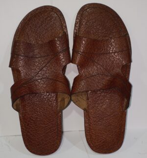 TAPETTE CUIR TEXTURÉ MARRON