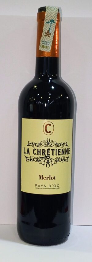 LA CHRETIENNE MERLOT PAYS D'OC 75CL