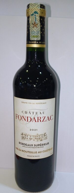 CAISSE CHATEAU FONDARZAC BORDEAUX SUPERIEUR CAISSE DE 6