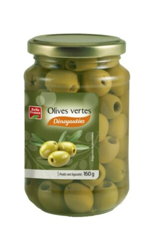 OLIVERS VERTES DENOYAUTEES 160G BELLE FRANCE