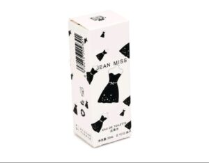 PARFUM JEAN MISS BLANC MOTIF ROBE