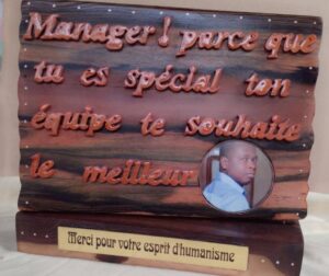 Cadeau d'Anniversaire Tableau Carré avec Photo