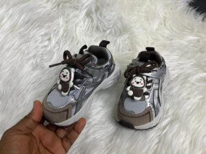 BASKET GRIS ARGENTE