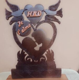 Art cœur cadeau Joyeux anniversaire