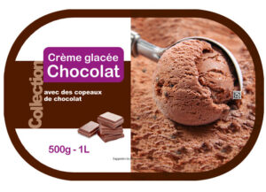 GLACE COLLECTION CHOCOLAT NOIR 500G-1L