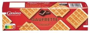 BISCUIT GAUFRETTE CASINO 110G