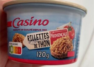 RILLETTE DE THON A LA PROVENCALE CASINO 120G