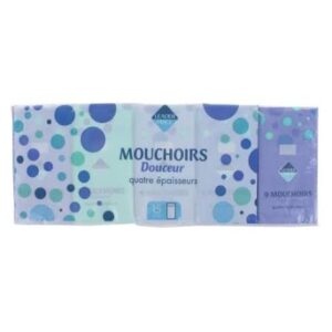MOUCHOIRS DOUCEUR 4 EPAISSEURS