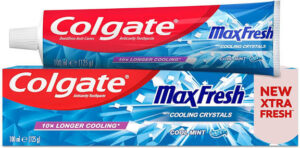 PATE DENTIFRICE COLGATE MAXFRESH SPICY FRESH ROUGE 130G