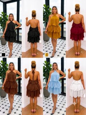 Robe courte escalier