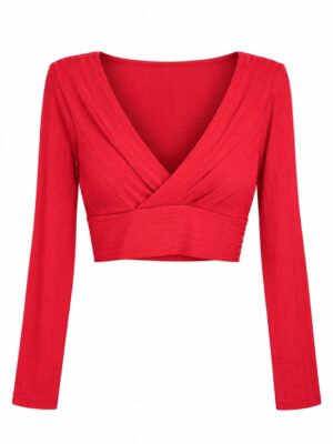 TOP MANCHE LONGUE POUR FEMME COLLE V