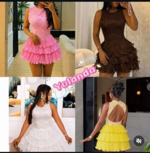 ROBE YOLANDA DEN DENTELLE 3 ETAGES