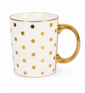TASSE POINTILLEE DORE