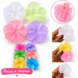 PINCE A CHEVEUX A FLEUR DE LUXE
