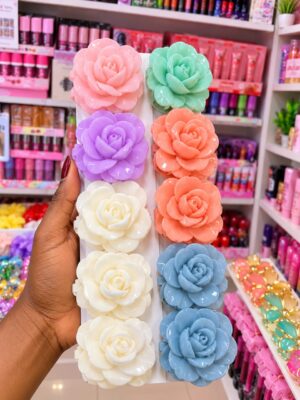 PINCE A CHEVEUX EN FORME DE ROSE